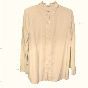 White button down